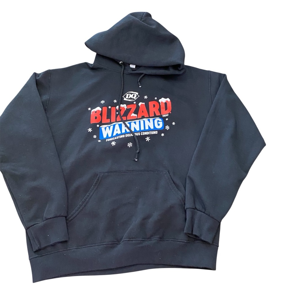 DQ Blizzard Warning Black Hoodie